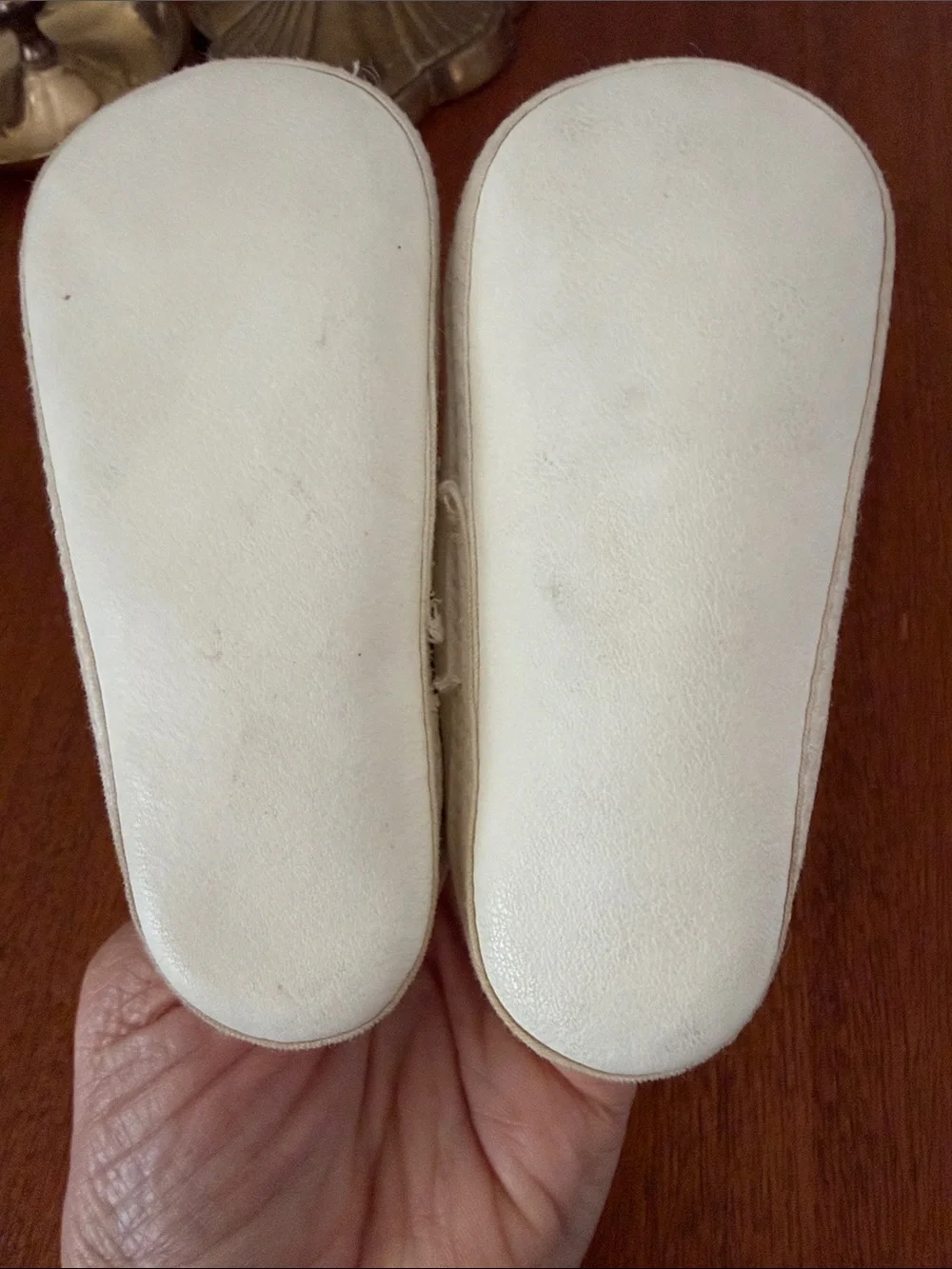 Vintage Baby Deer White Girls' Leather Mary Jane Shoes